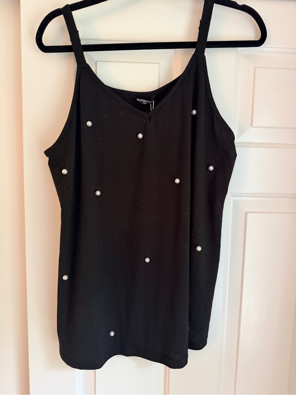 Bloomchic ' Black Pearl-Embellished Camisole Tank Top